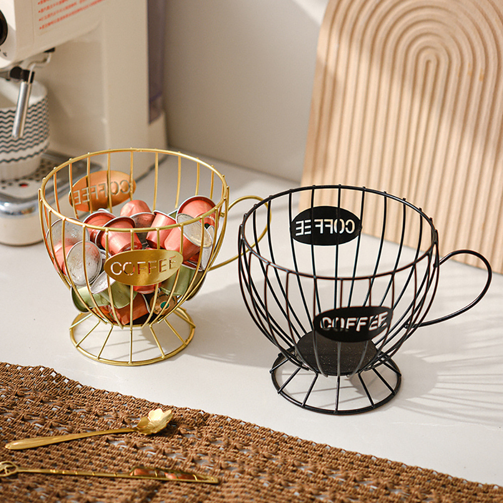 Coffee Capsule Holder - Metal Coffee Capsule Holder Large Capacity