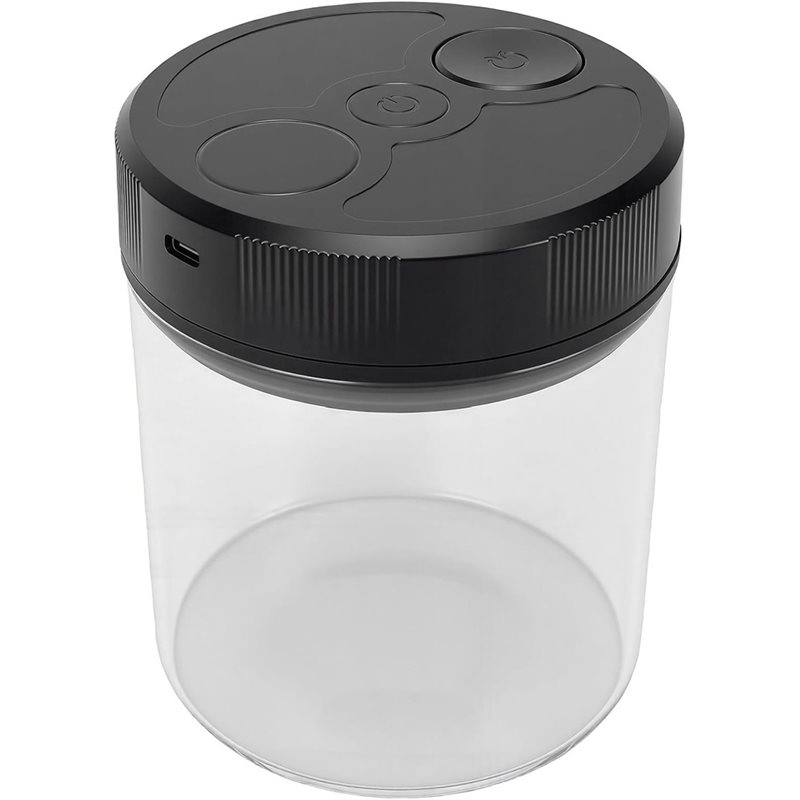Coffee Tea Sugar - Automatic Vacuum Coffee Canister 700Ml Borosilicate