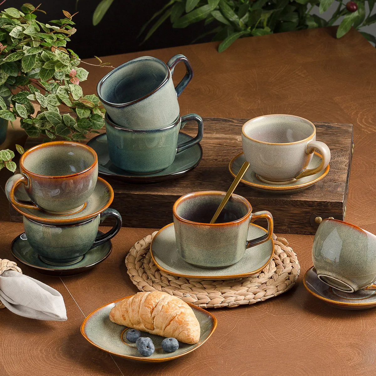 1PC 300ml Retro Ceramic Coffee - đánh giá và giá Coffee Tea Garden