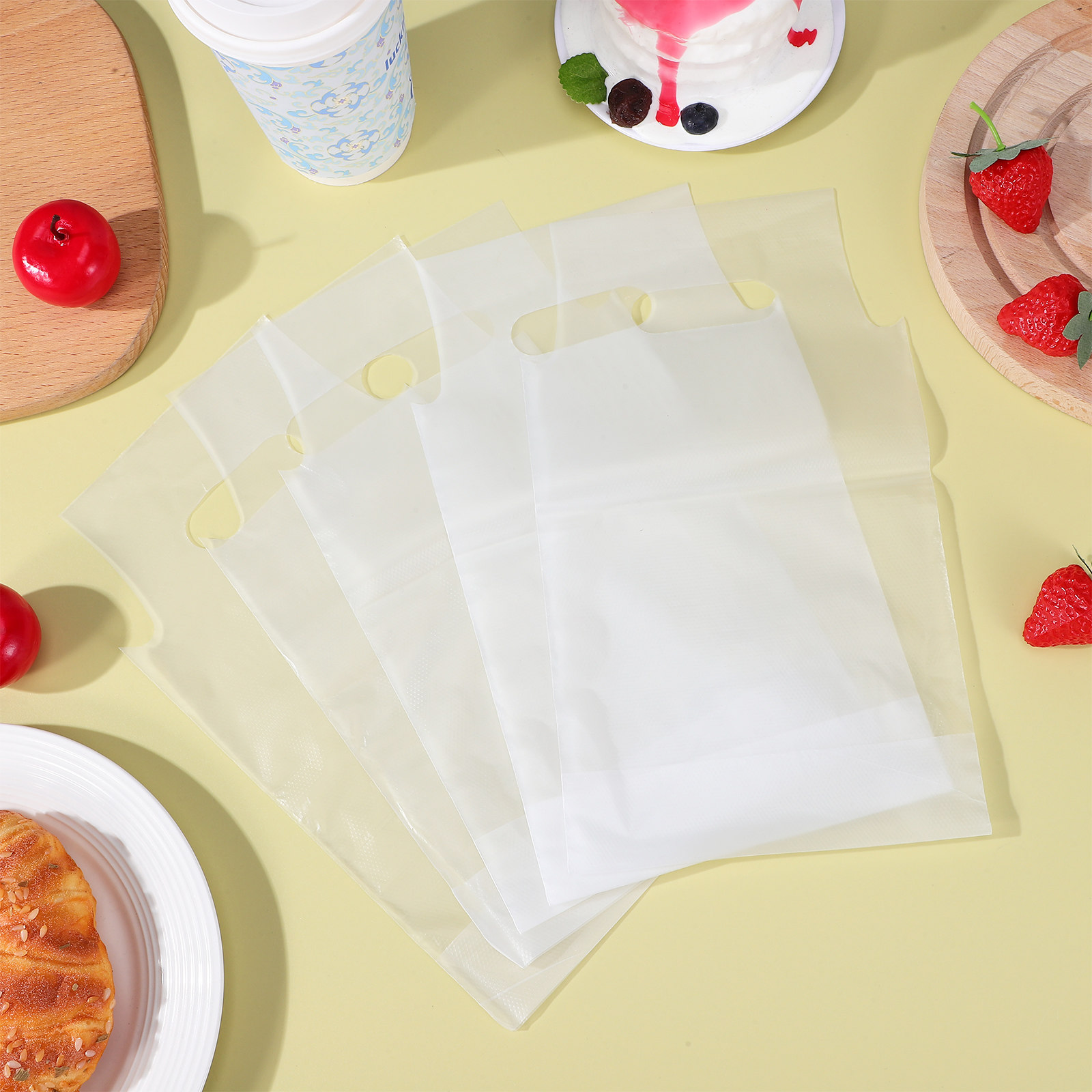 500Pcs Transparent Takeout Bev - đánh giá và giá Coffee Tea Shop