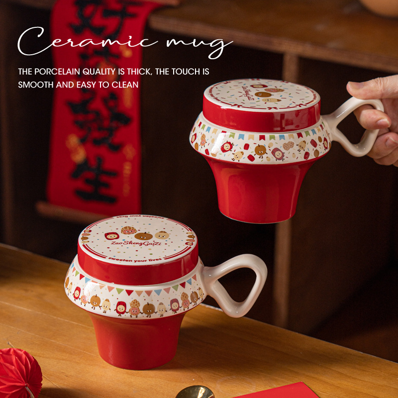Creative Ceramic Coffee Cup wi - đánh giá và giá Coffee Tea Or