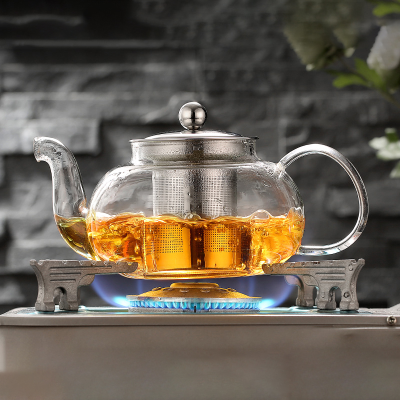 600/800 Ml Bộ Ấm Trà Thủy Tinh - đánh giá và giá Coffee Tea Flower