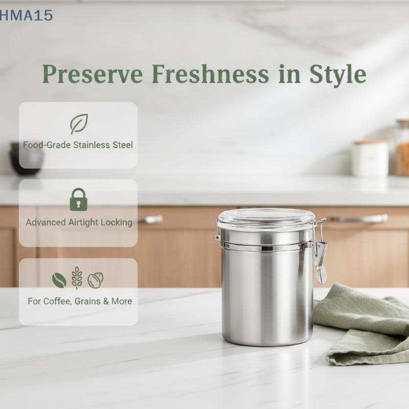 【YA】Stainless Steel Airtight F - đánh giá và giá Coffee Ya Tea Ya