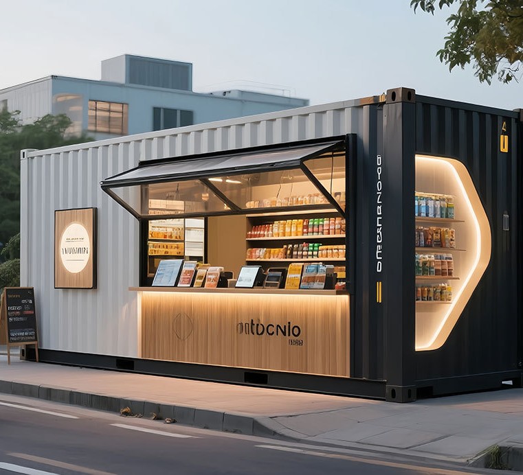 Prefab Container Coffee Shop M - đánh giá và giá Coffee Tea Shop
