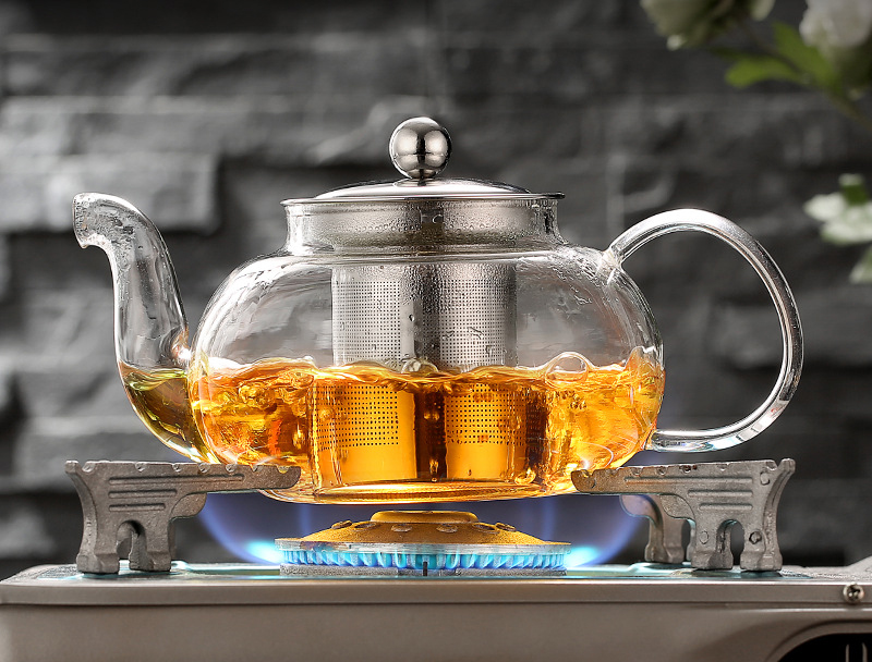 600/800Ml Bộ Ấm Trà Thủy Tinh  - đánh giá và giá Coffee Tea Flower