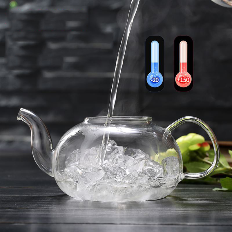 600/800Ml Bộ Ấm Trà Thủy Tinh  - đánh giá và giá Coffee Tea Flower
