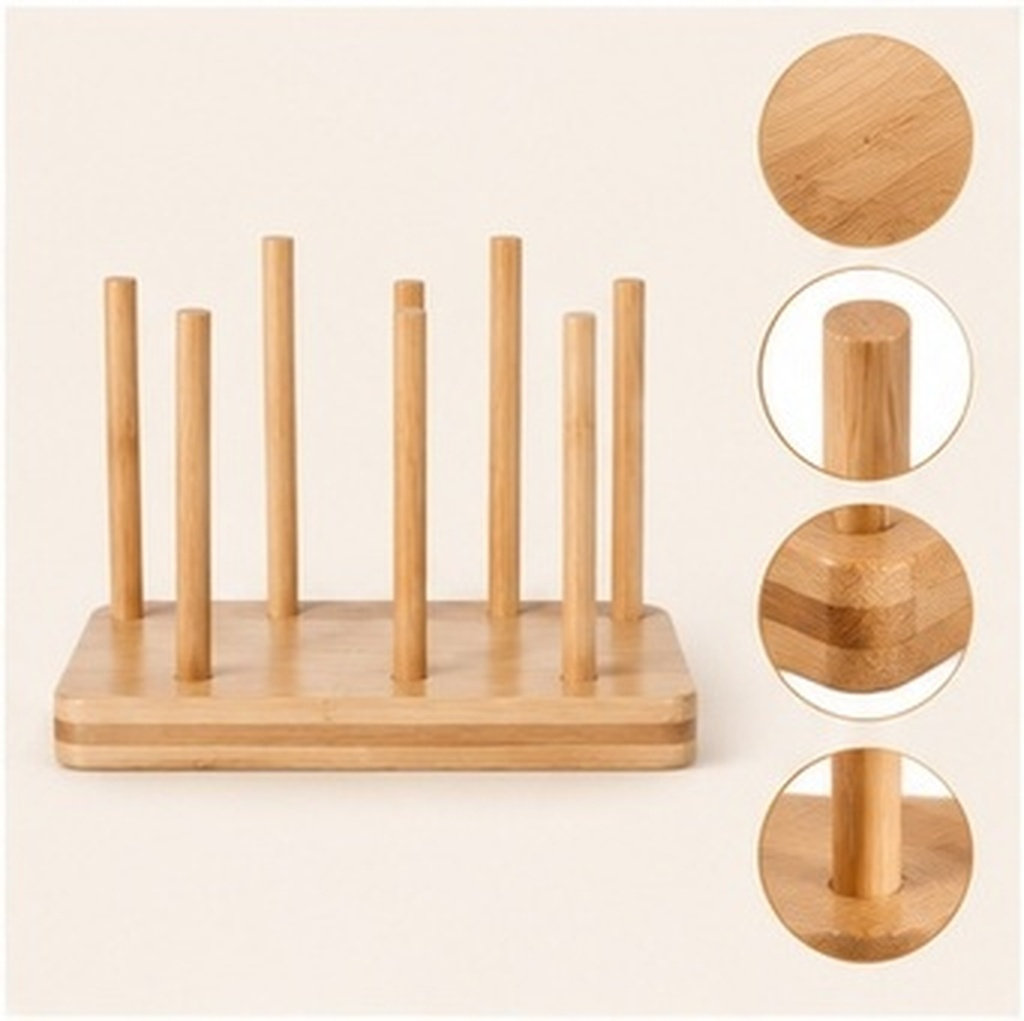 2Pcs Wood Bamboo Paper Cup Rac - đánh giá và giá Coffee Tea Shop