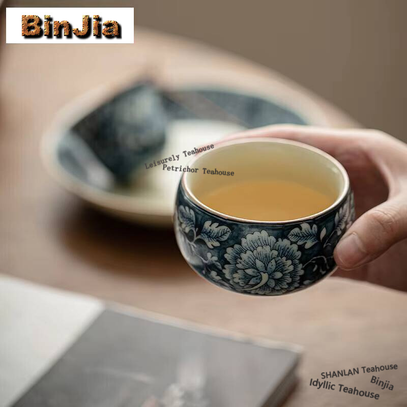 130ml Antique Ru Kiln Porcelai - đánh giá và giá Coffee Tea Flower