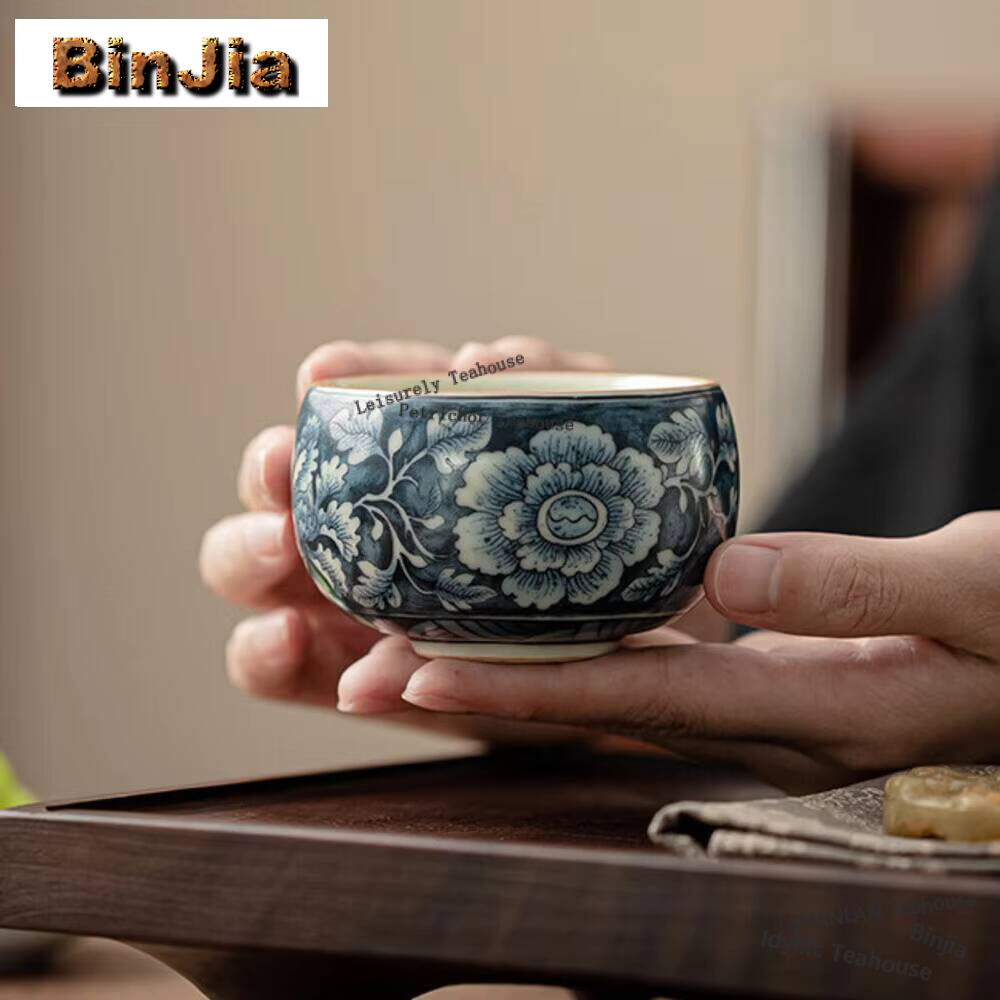 130ml Antique Ru Kiln Porcelai - đánh giá và giá Coffee Tea Flower
