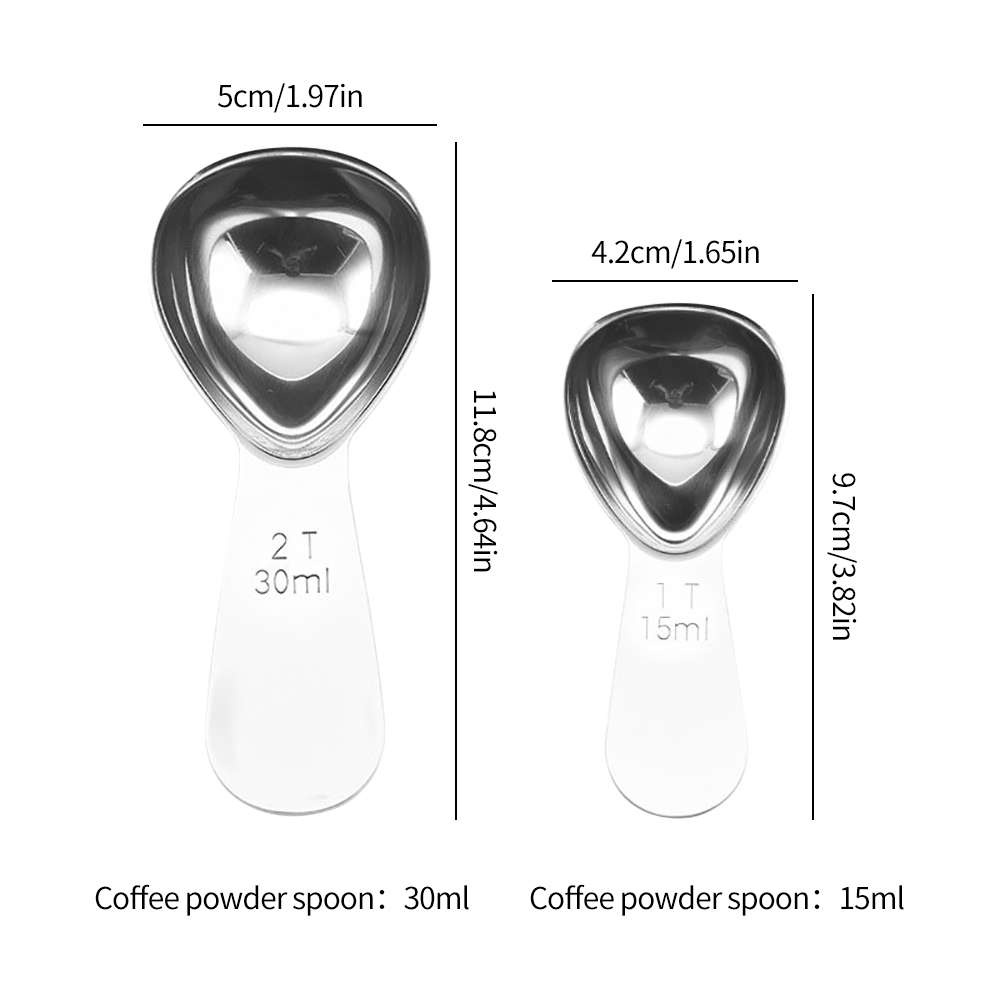 15ml/30ml Stainless Steel Coff - đánh giá và giá Coffee Tea Sugar